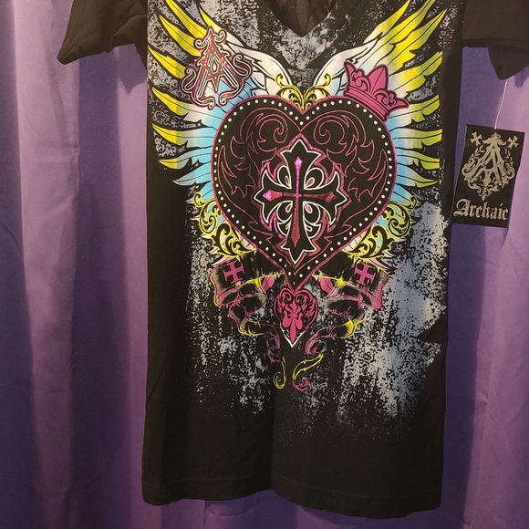 Cute women's heart, wings t-shirt - Picture 11 of 16